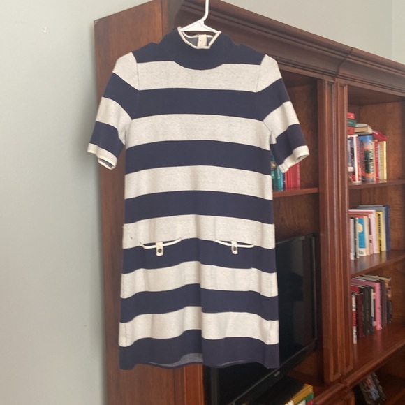 Navy and White Dress - Picture 3 of 4